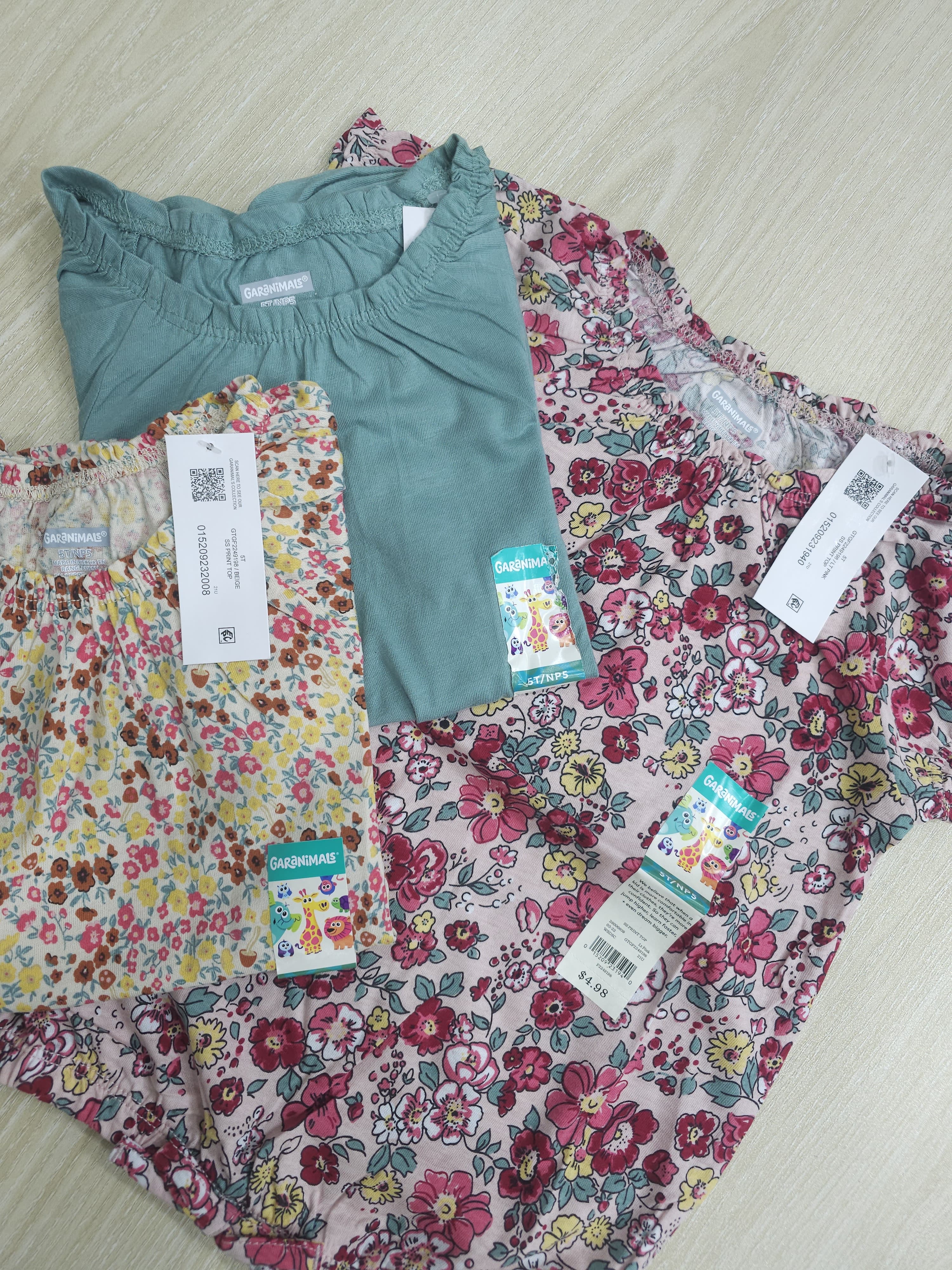 Girls Floral Tops