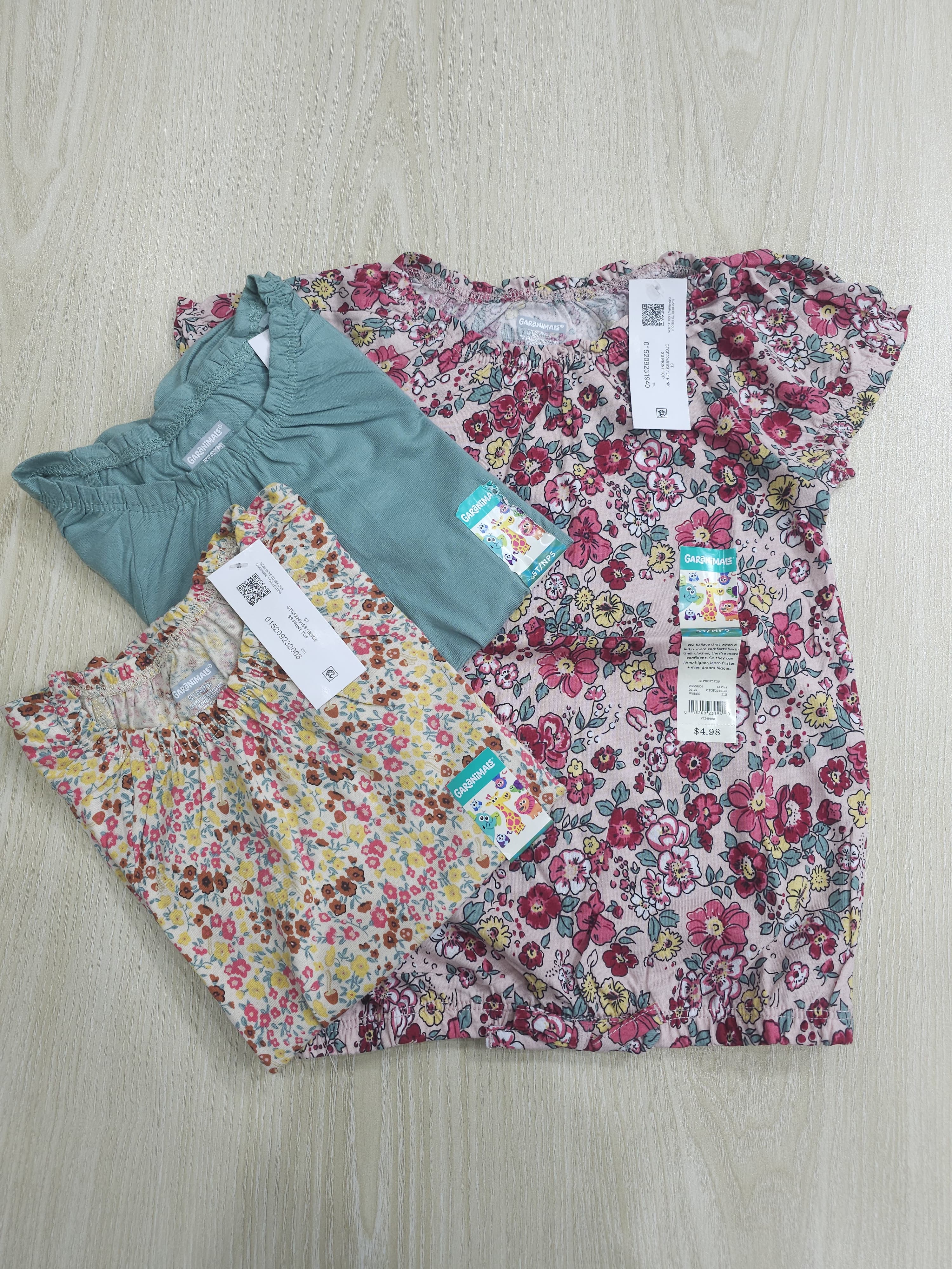 Girls Floral Tops