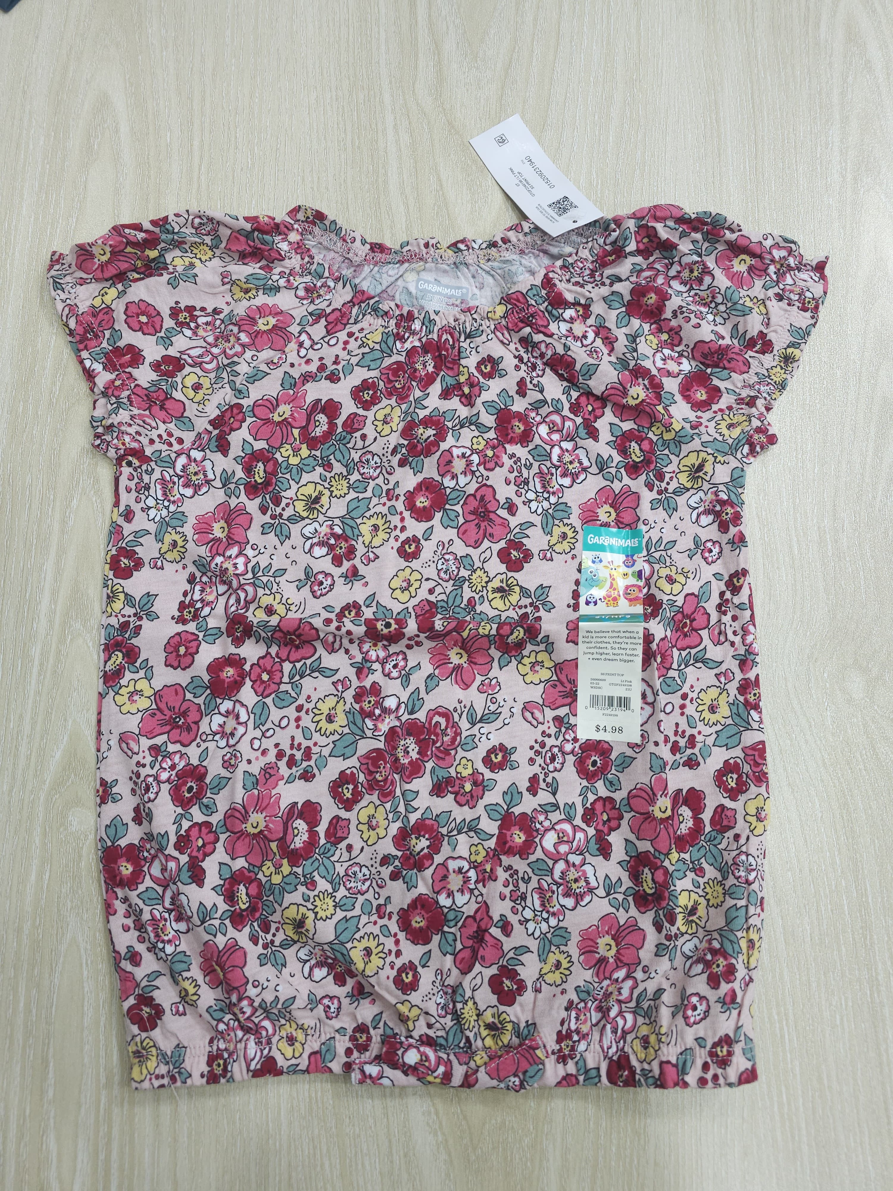 Girls Floral Tops