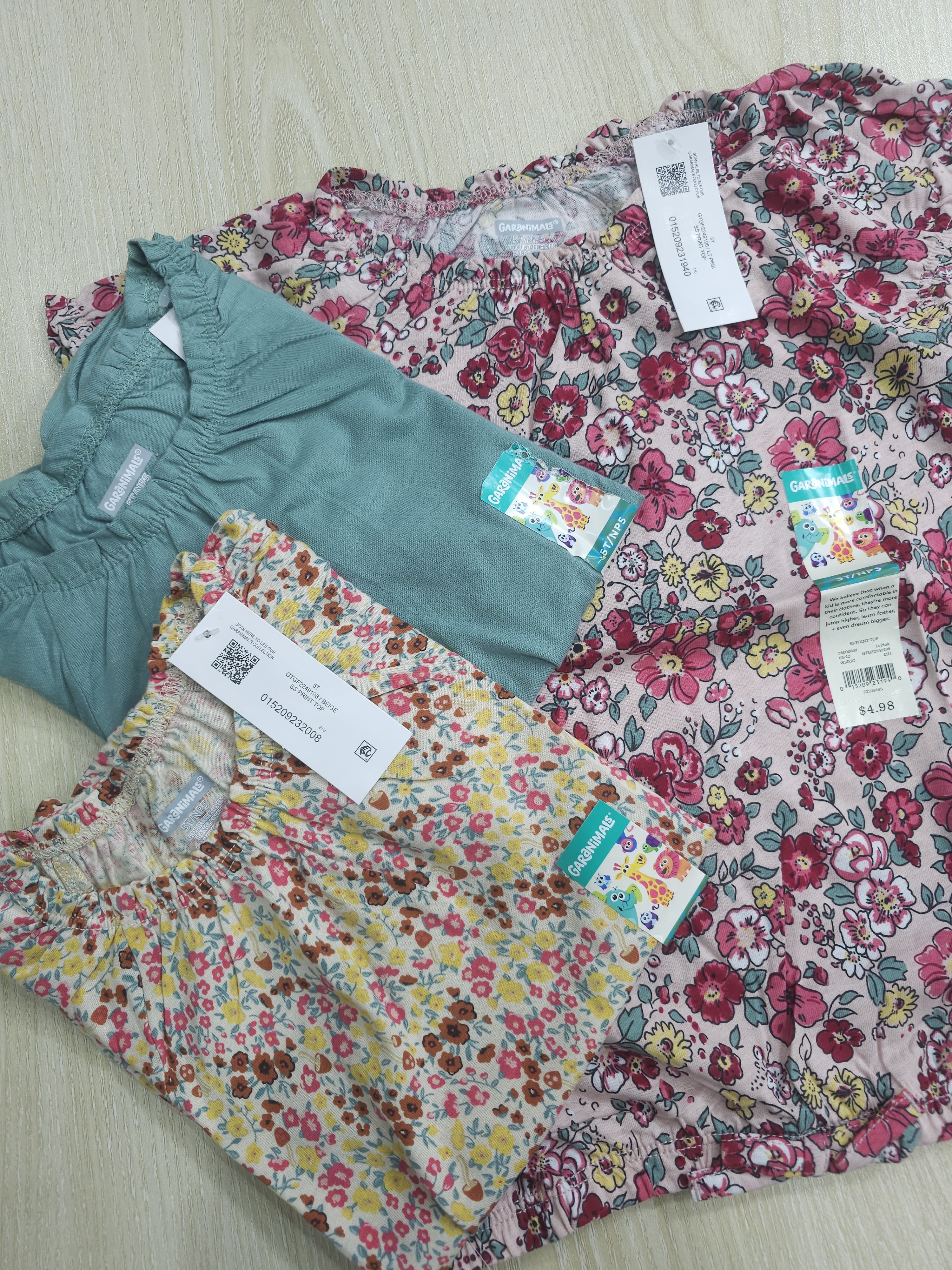 Girls Floral Tops