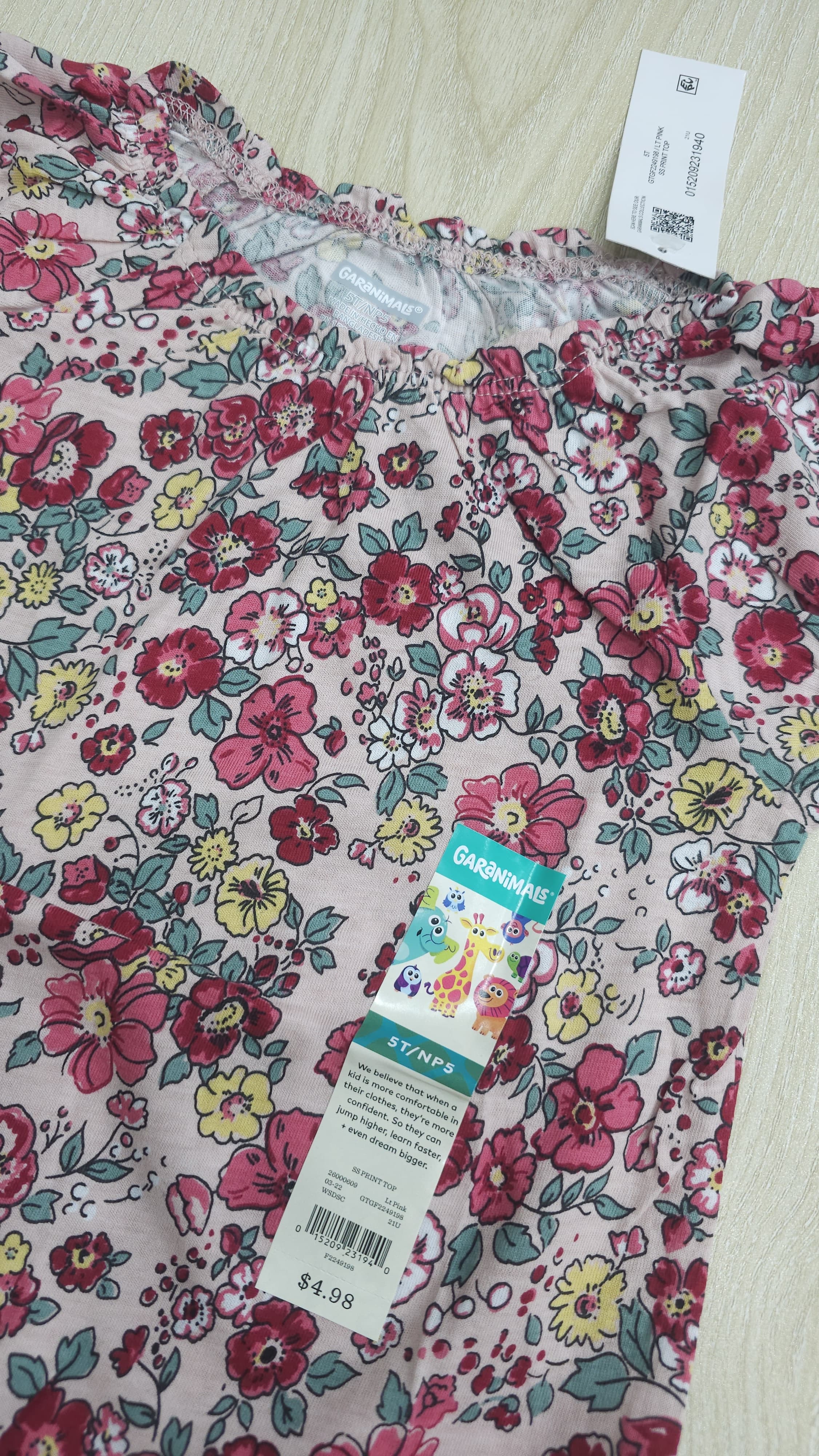 Girls Floral Tops