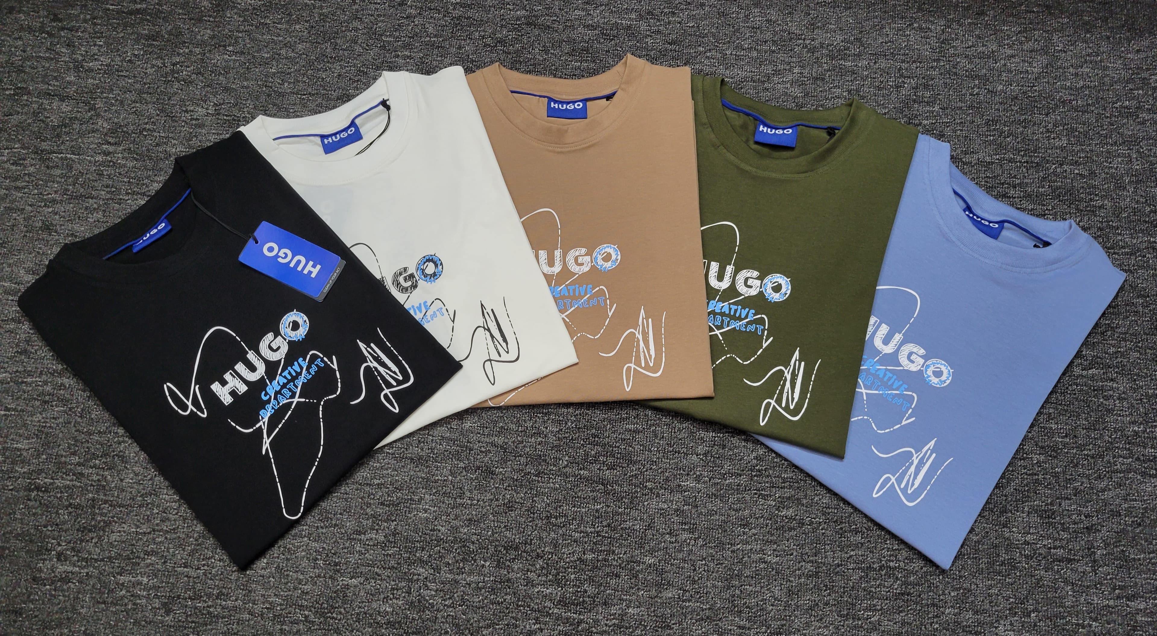 Hugo Boss Graphic T-Shirt – Cotton Stretch Comfort