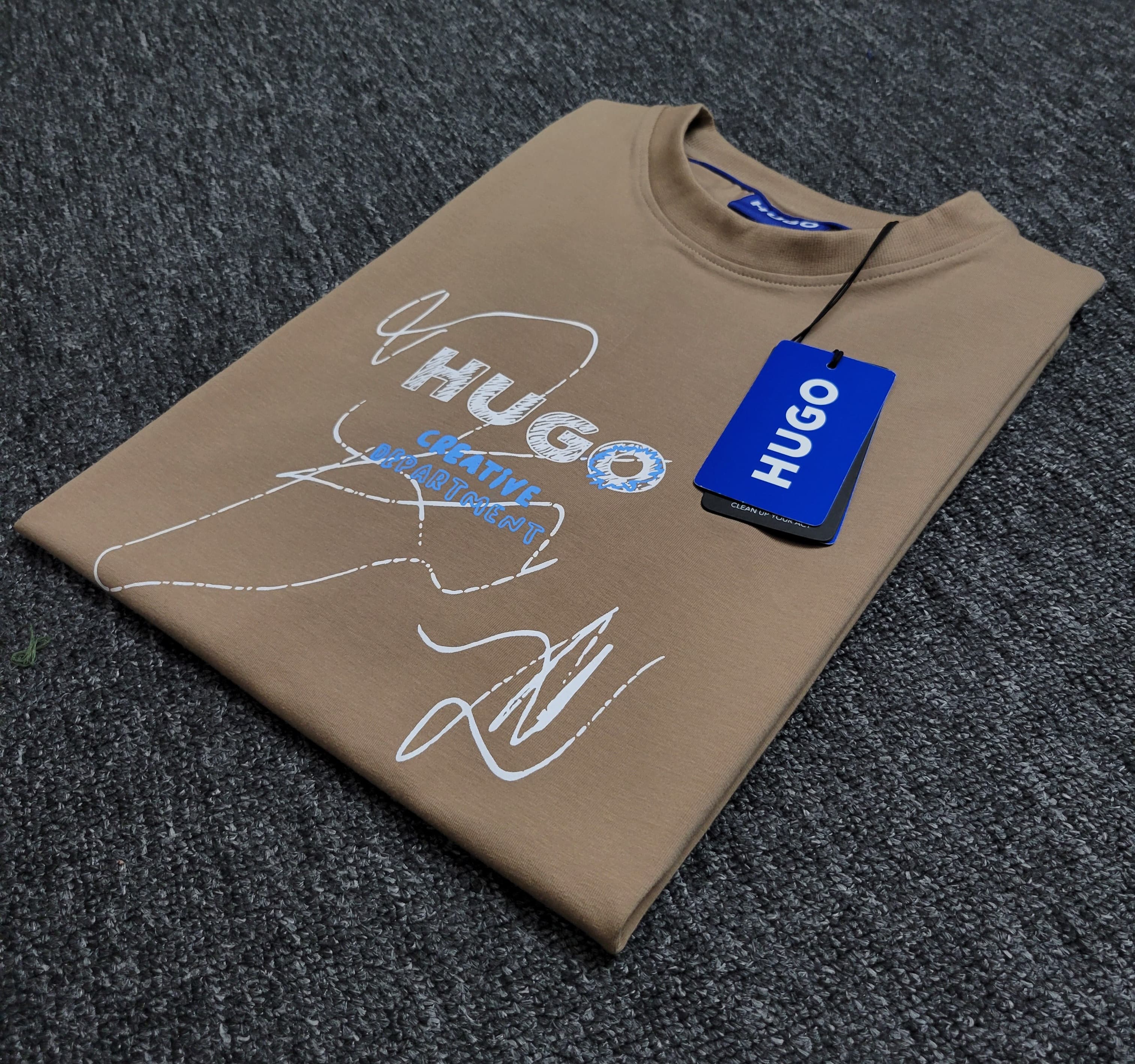 Hugo Boss Graphic T-Shirt – Cotton Stretch Comfort