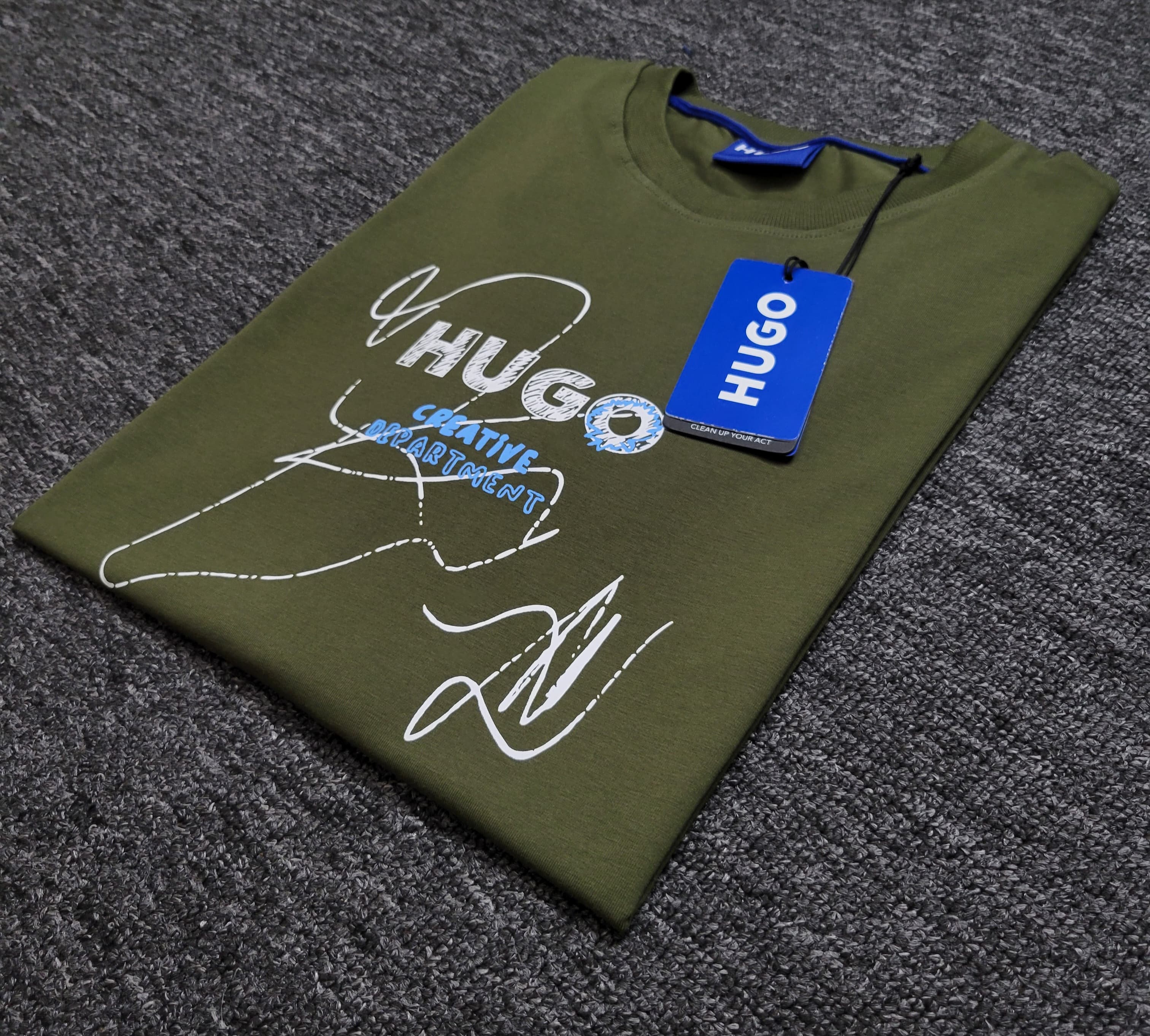 Hugo Boss Graphic T-Shirt – Cotton Stretch Comfort