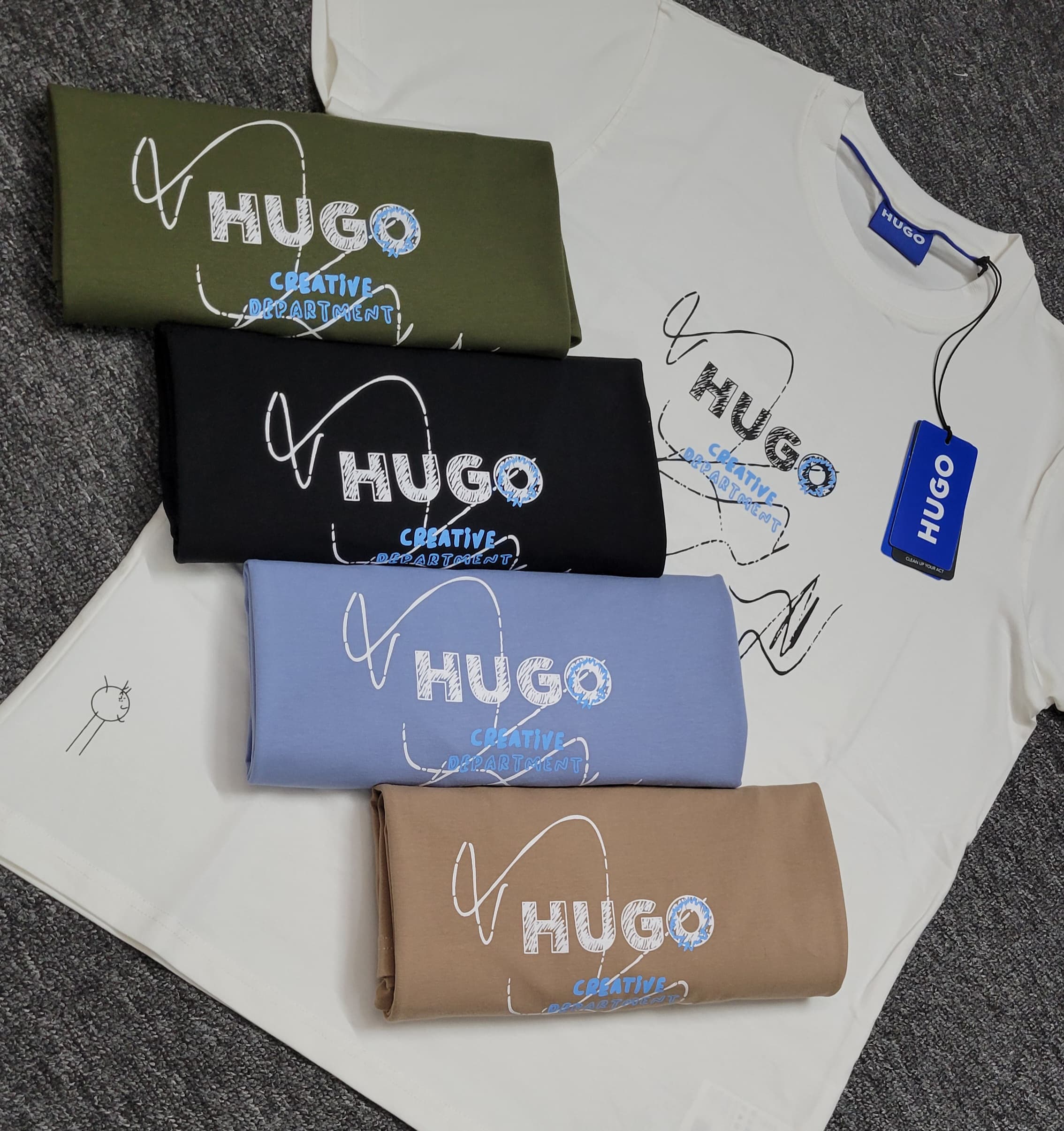 Hugo Boss Graphic T-Shirt – Cotton Stretch Comfort