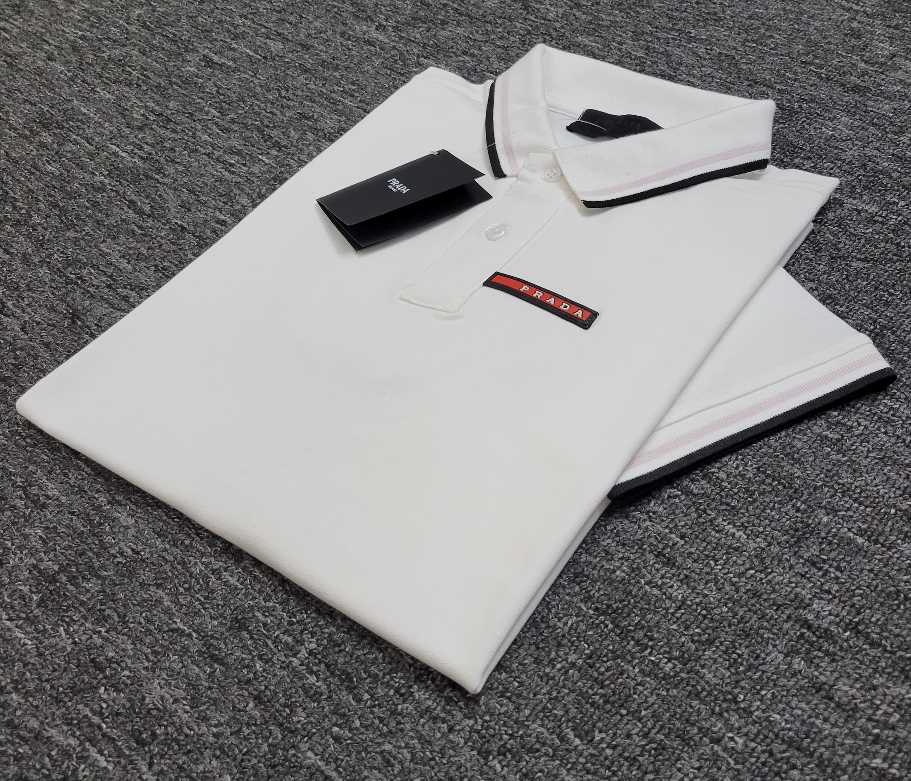 Prada Men's Polo Shirt – Premium Cotton Blend