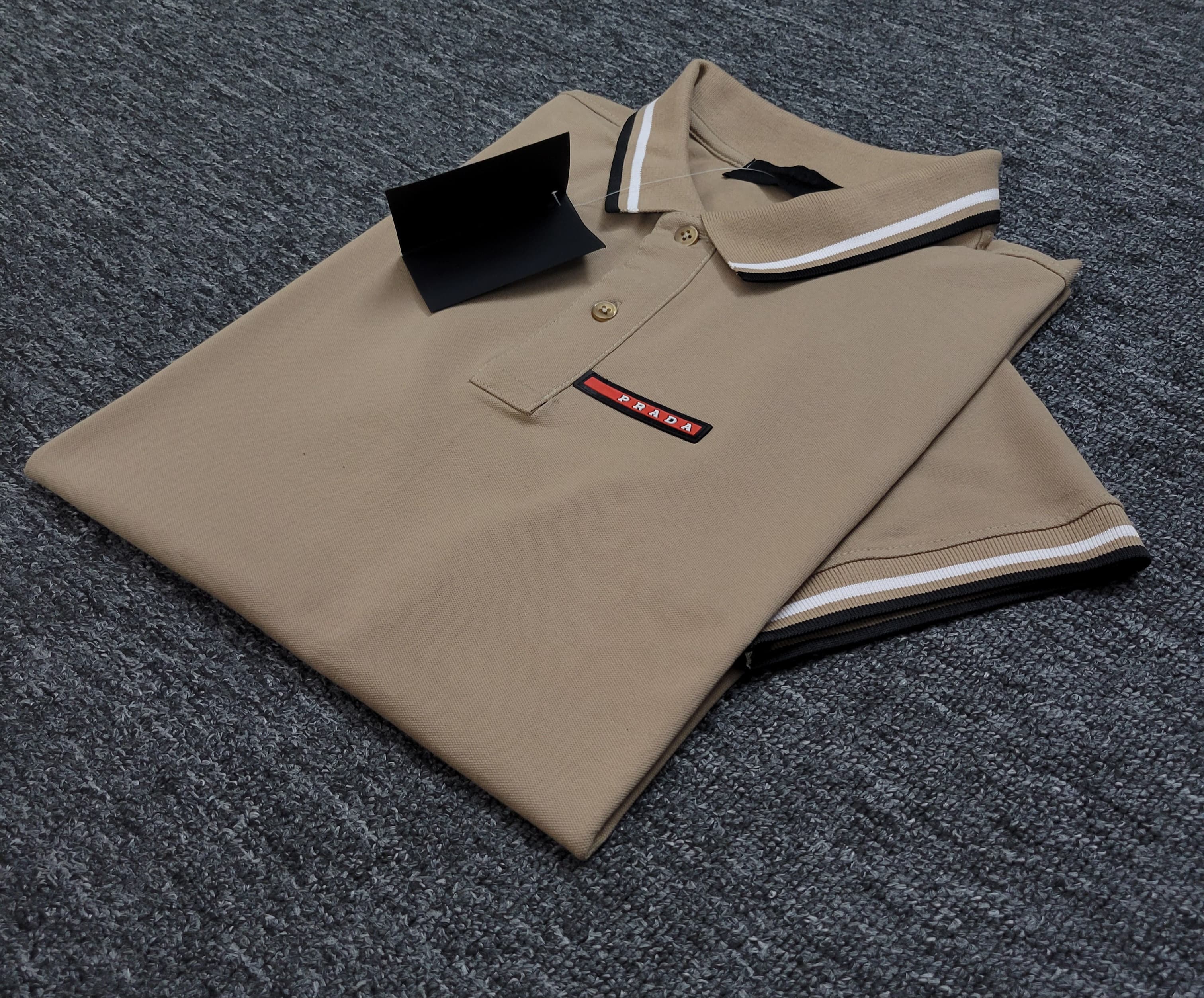 Prada Men's Polo Shirt – Premium Cotton Blend