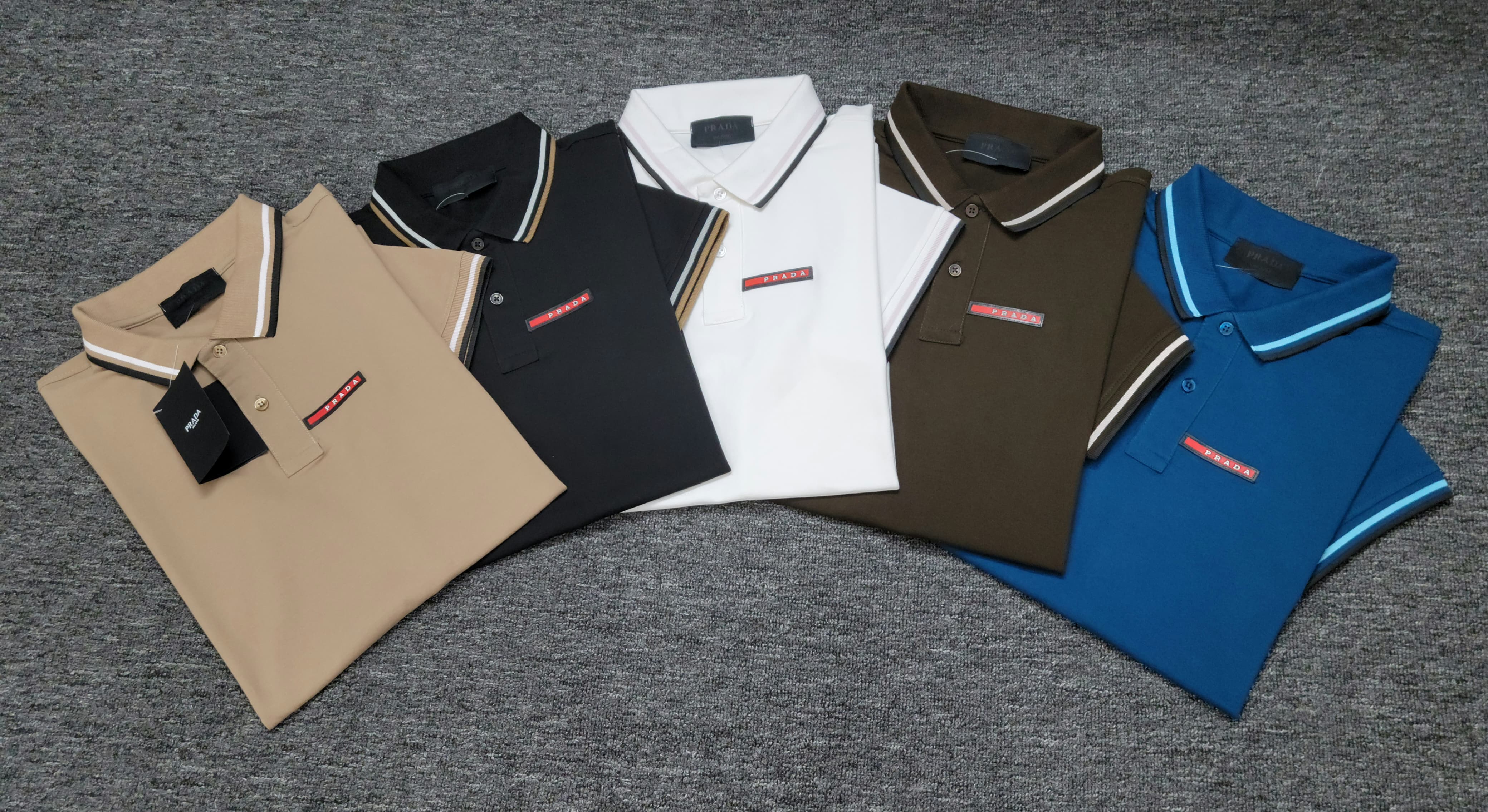 Prada Men's Polo Shirt – Premium Cotton Blend