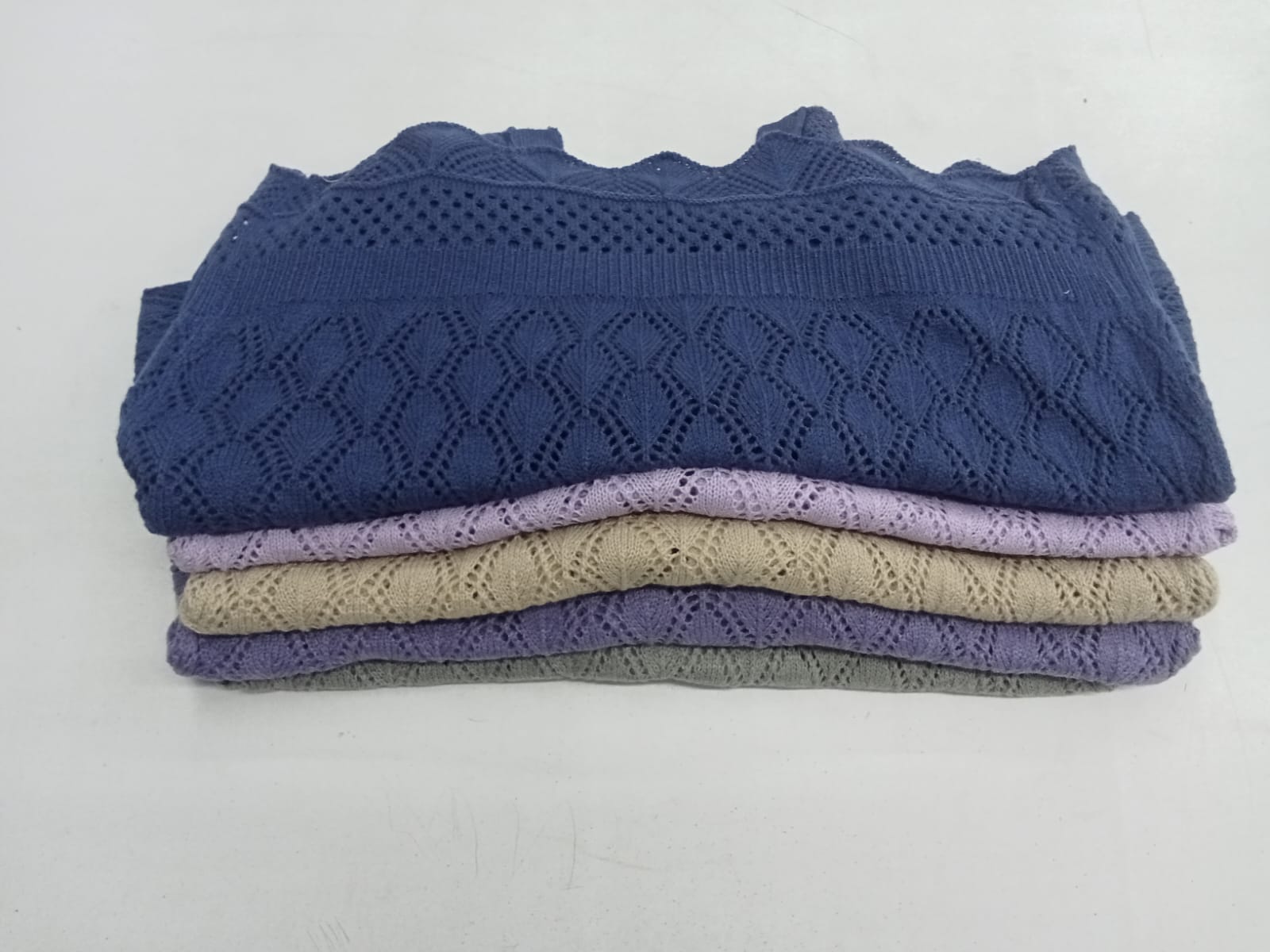Ladies Knitted Tie-Front Cardigan