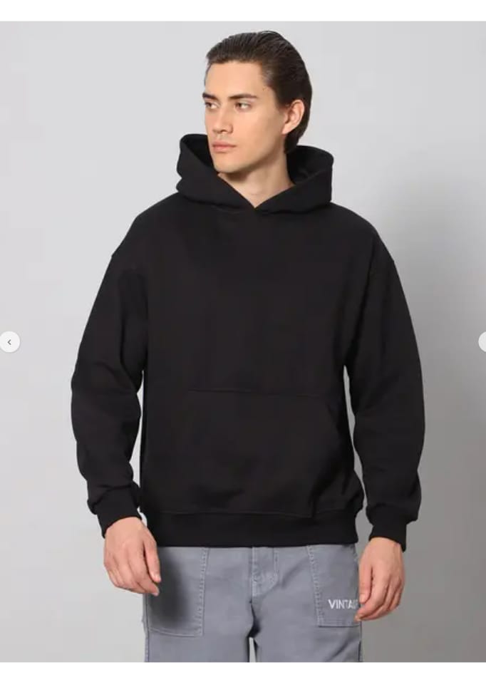 Men's Solid Premium Hoodie Solid Color