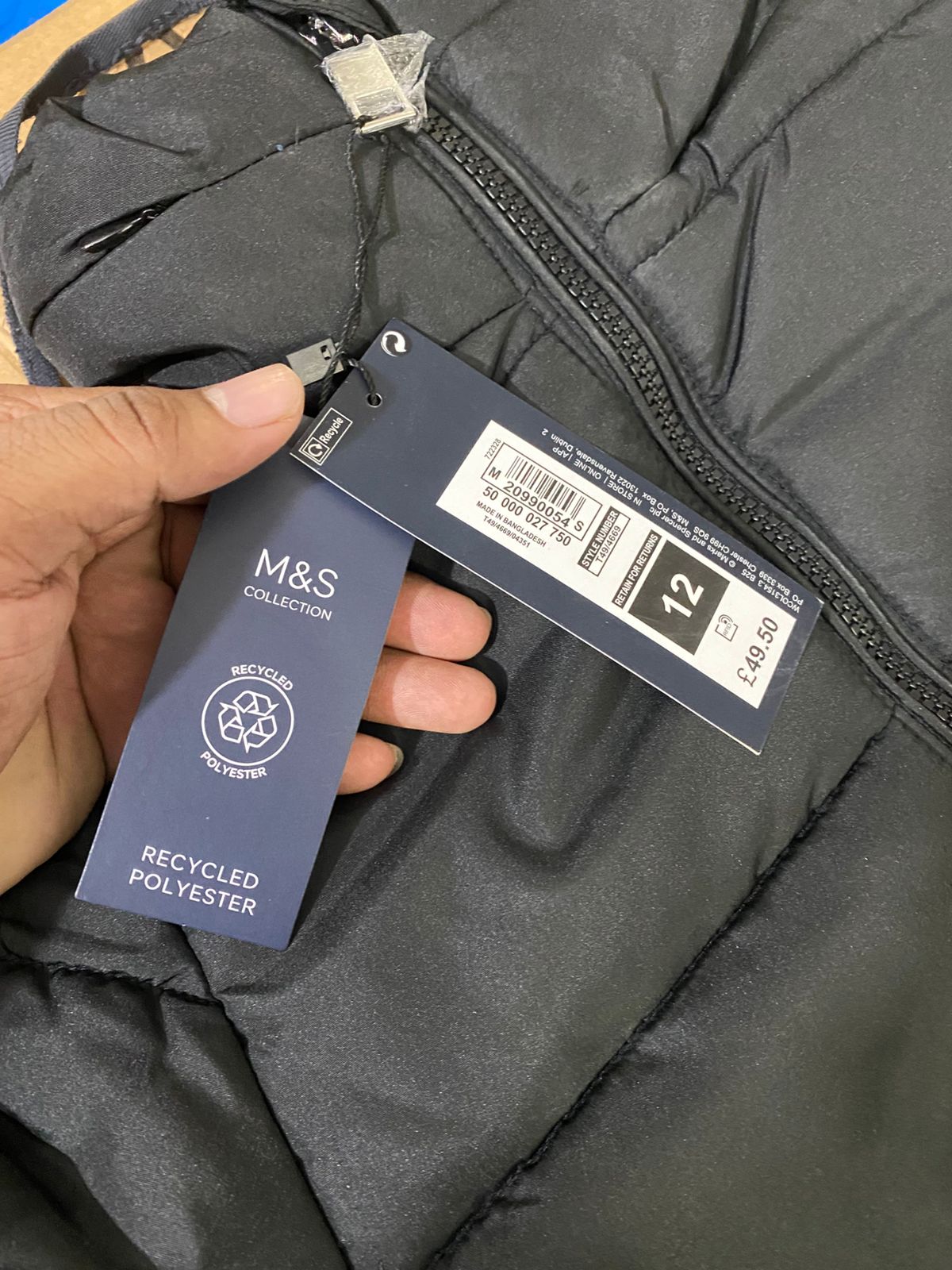 M&S Collection Recycled Thermowarmth™ Hooded Puffer Jacket