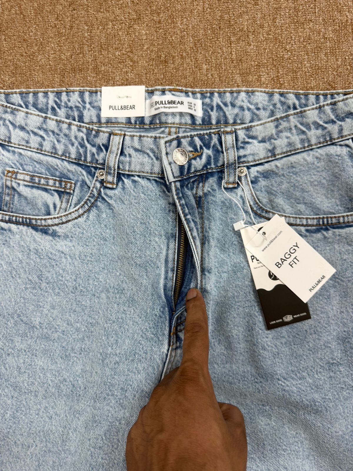 Pull & Bear Men Baggy Fit Jeans