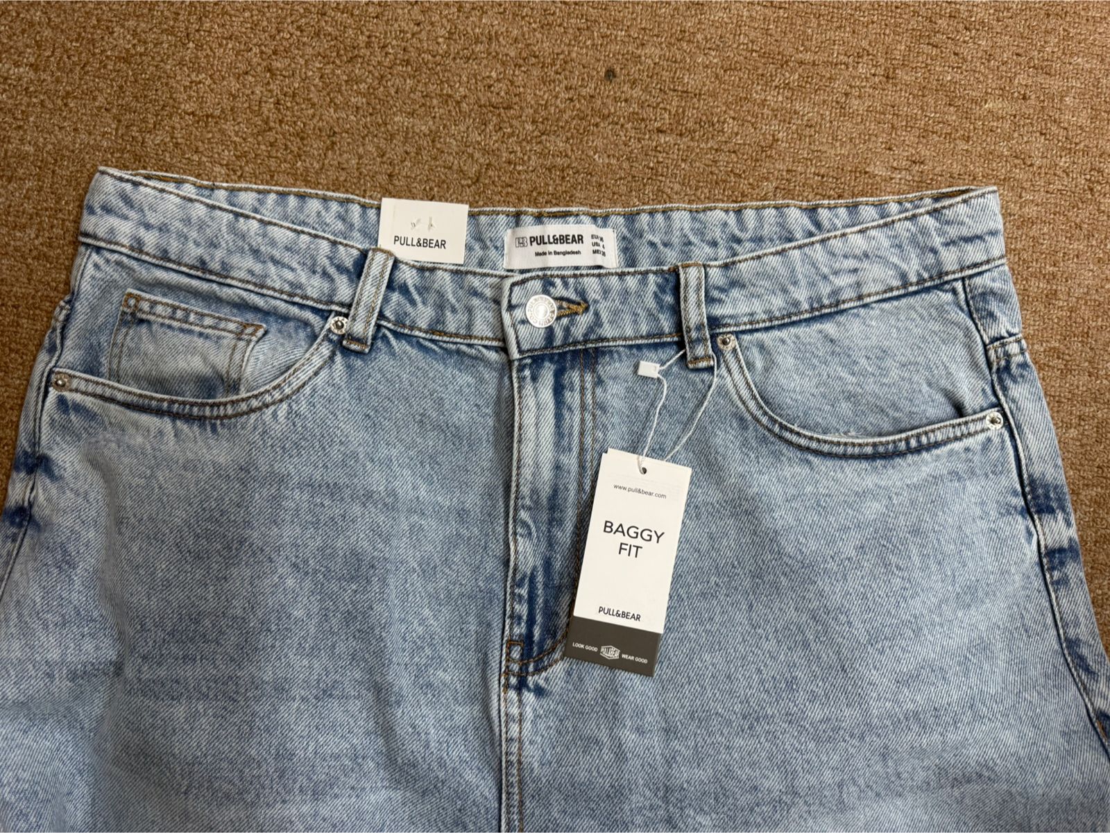 Pull & Bear Men Baggy Fit Jeans