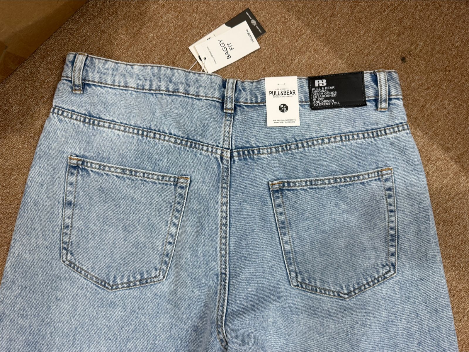 Pull & Bear Men Baggy Fit Jeans