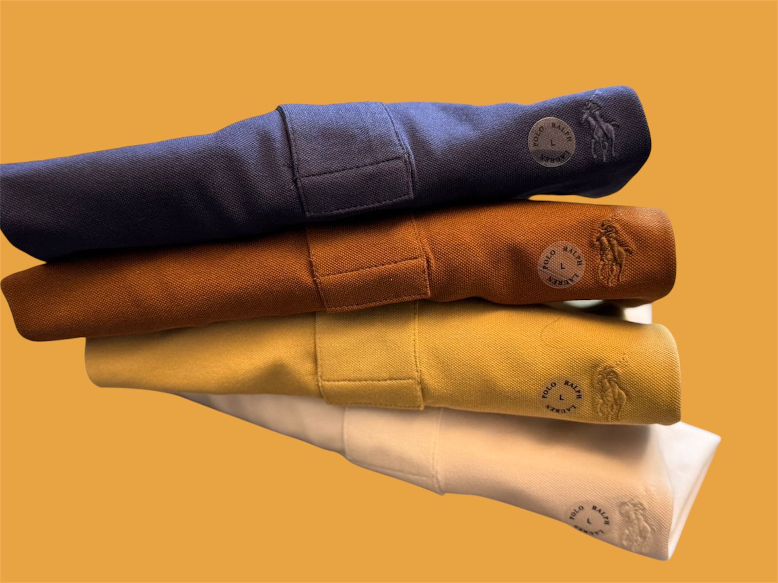 Ralph Lauren Basic Polo Shirt with Chest Logo – Cotton Blend