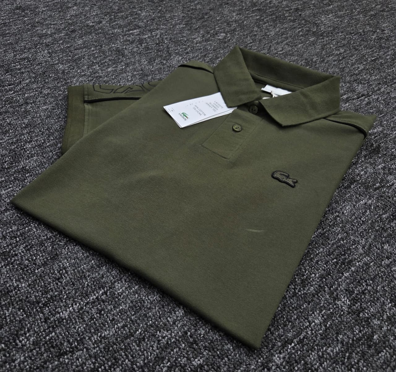 Lacoste White Polo Shirt – Premium Cotton Blend for Men