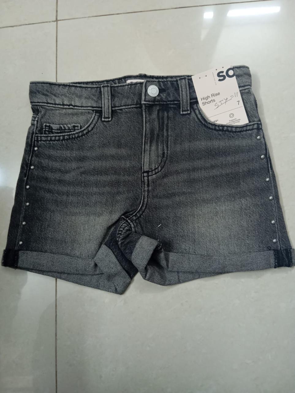 Girls Jeans Fancy short pants
