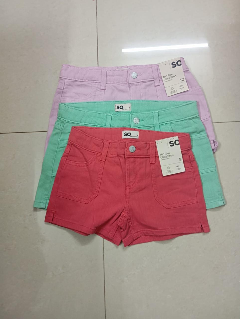 Girls Jeans Fancy short pants