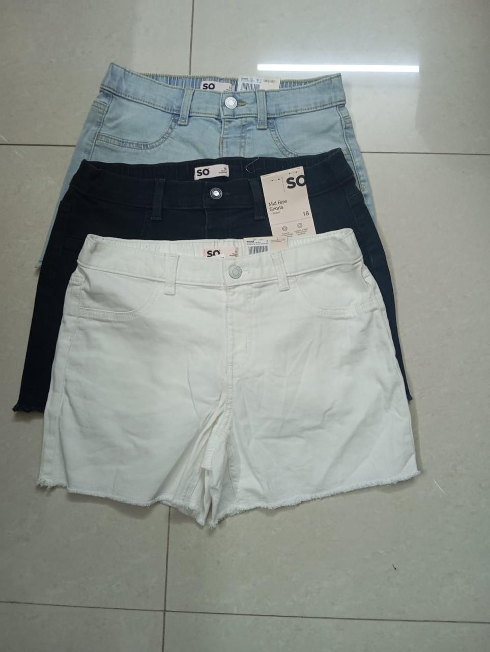 Girls Jeans Fancy short pants