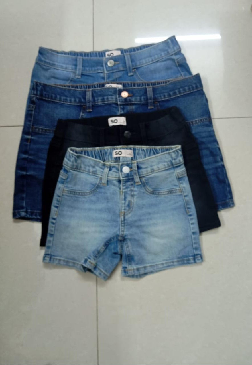 Girls Jeans Fancy short pants