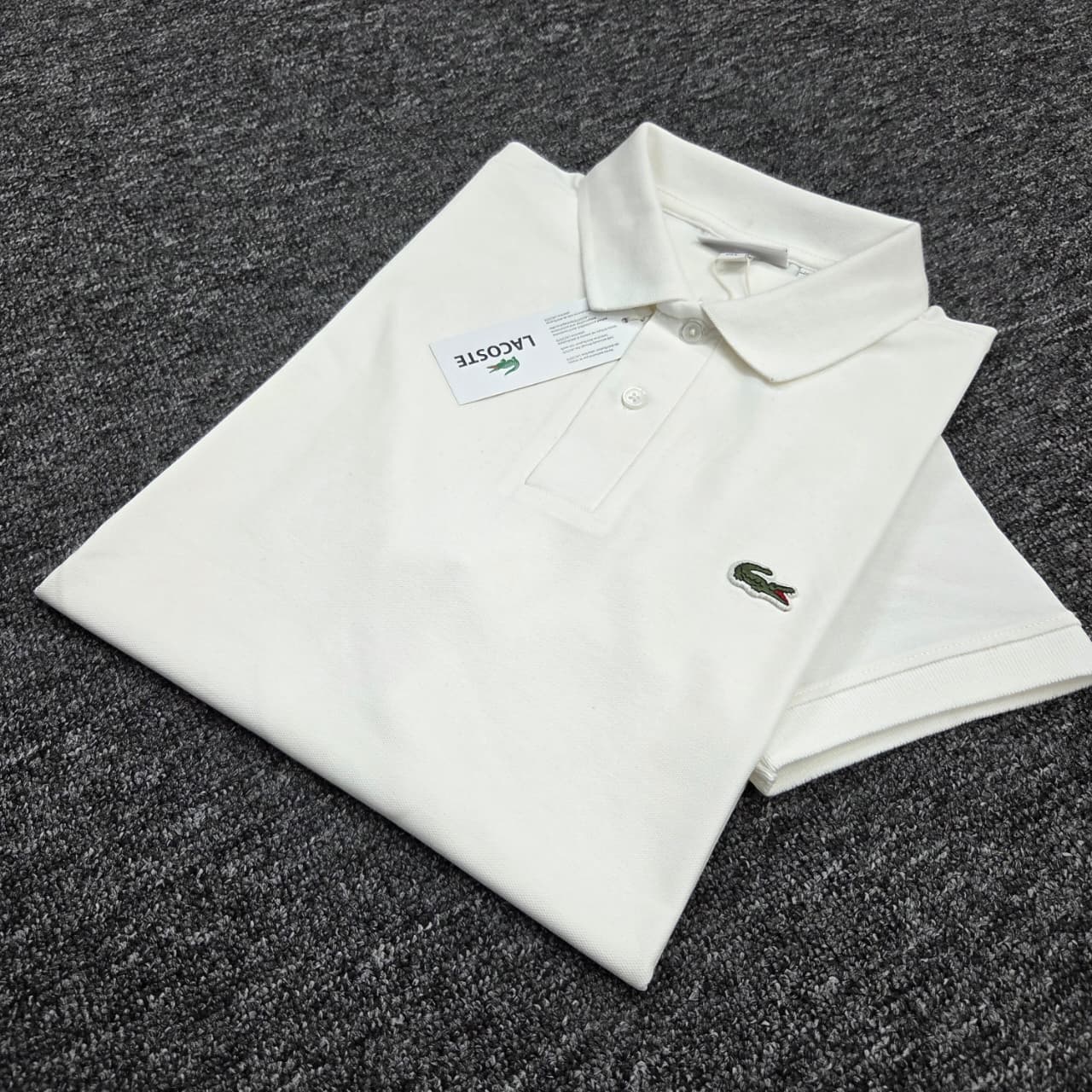 Lacoste Basic 3D Patch Logo T-Shirt | 100% Cotton