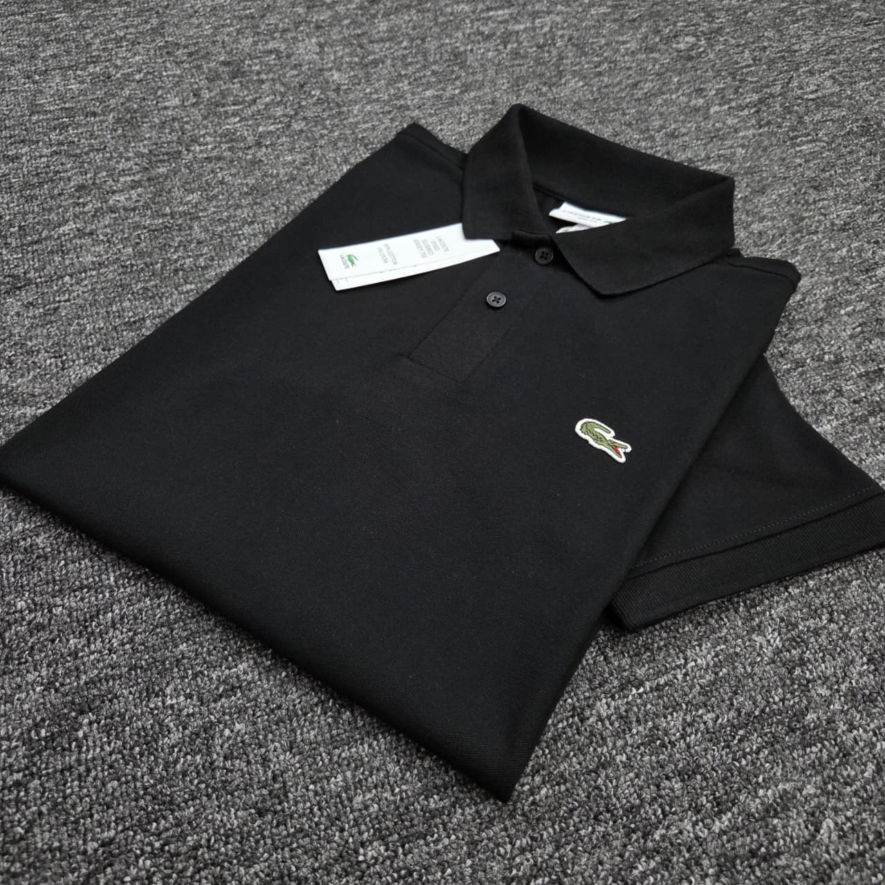 Lacoste Basic 3D Patch Logo T-Shirt | 100% Cotton