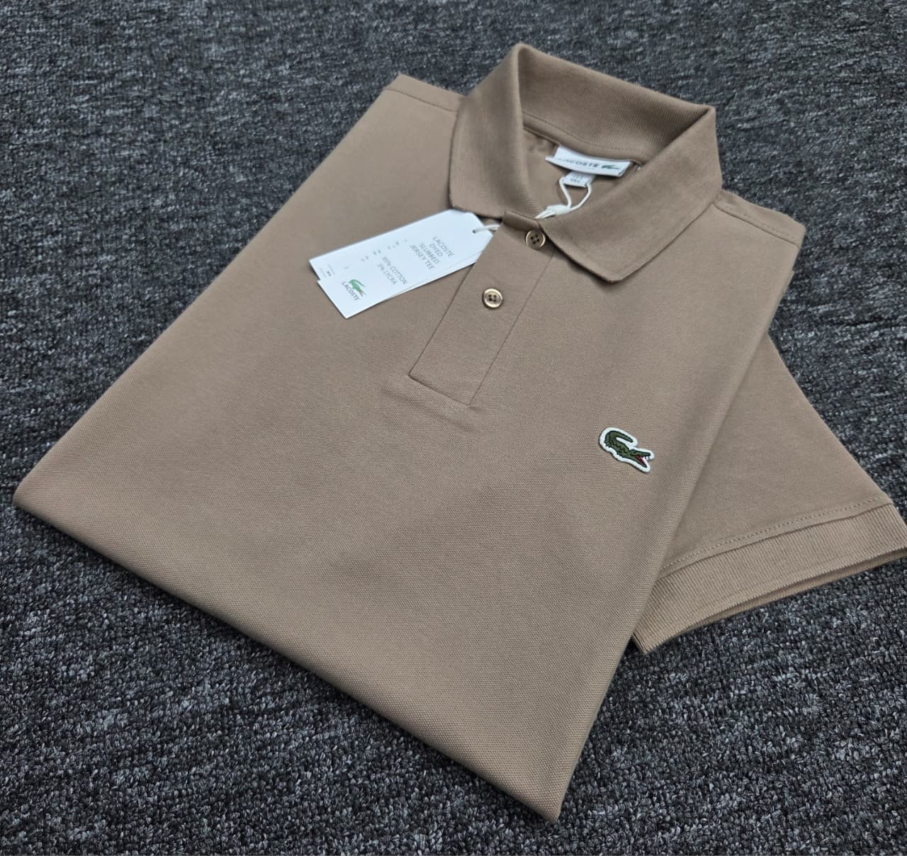 Lacoste Basic 3D Patch Logo T-Shirt | 100% Cotton