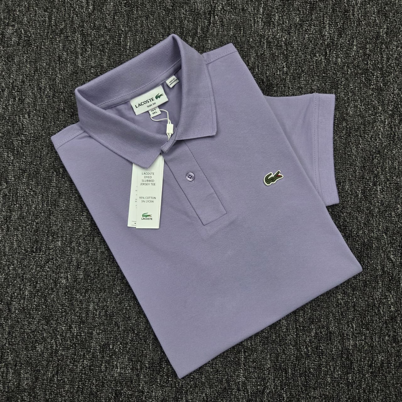 Lacoste Basic 3D Patch Logo T-Shirt | 100% Cotton