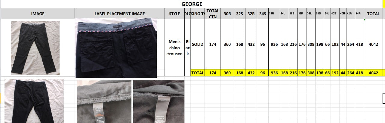 Mens Twile Stretch Long Pant