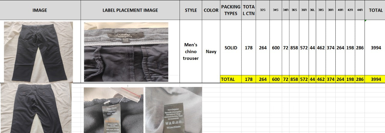 Mens Twile Stretch Long Pant