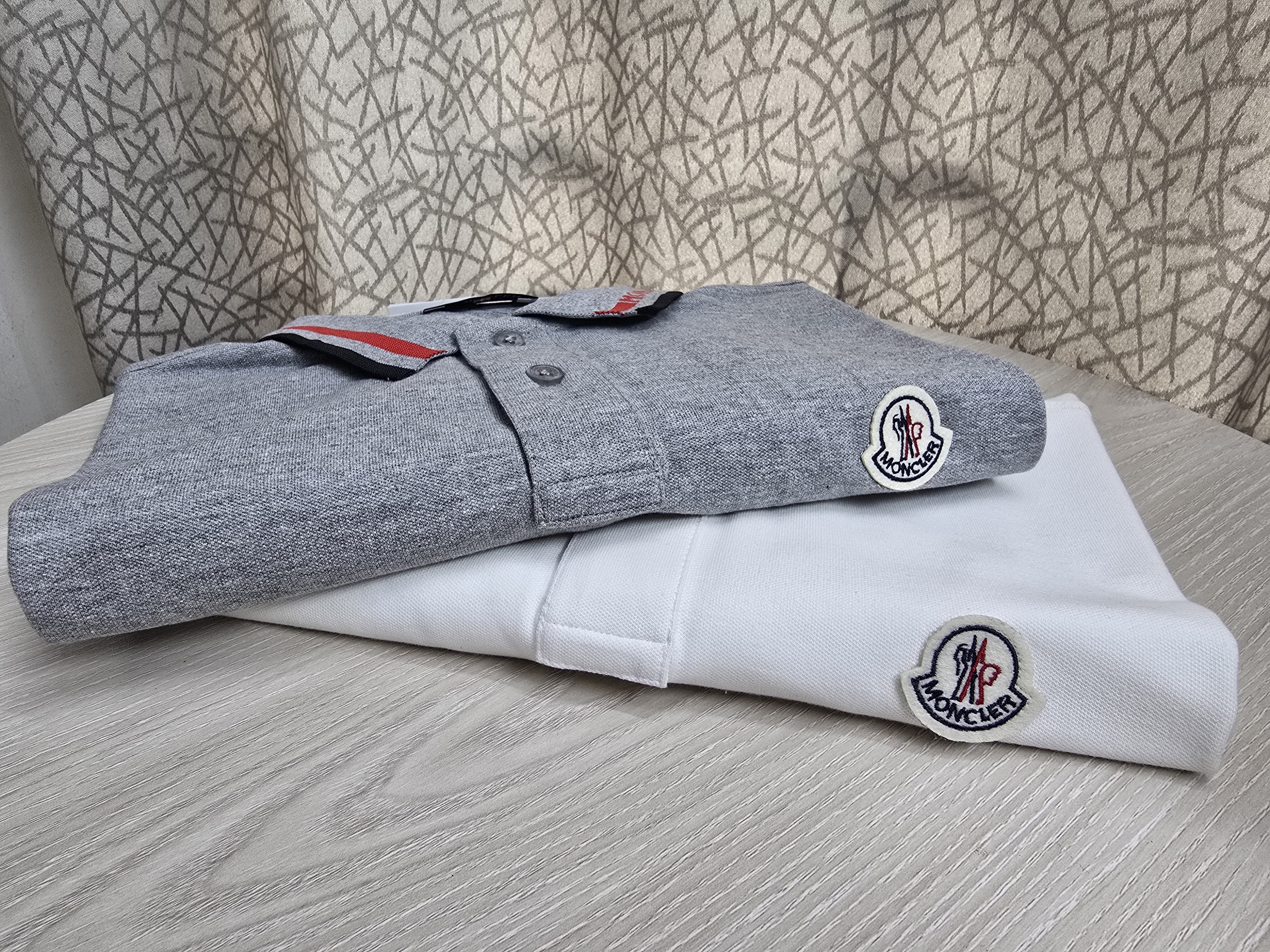 Moncler Premium Cotton Tripping Polo (Custom Order )