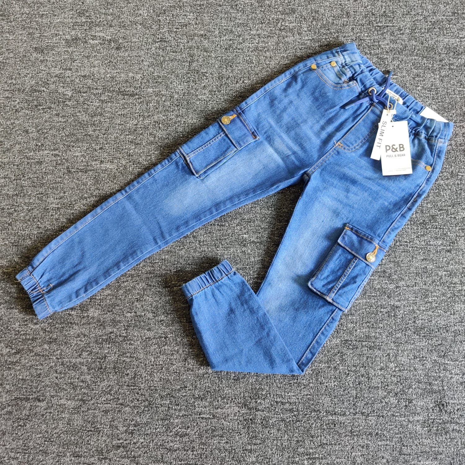 Boys Denim Cargo