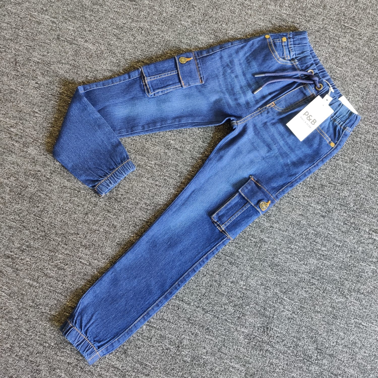 Boys Denim Cargo