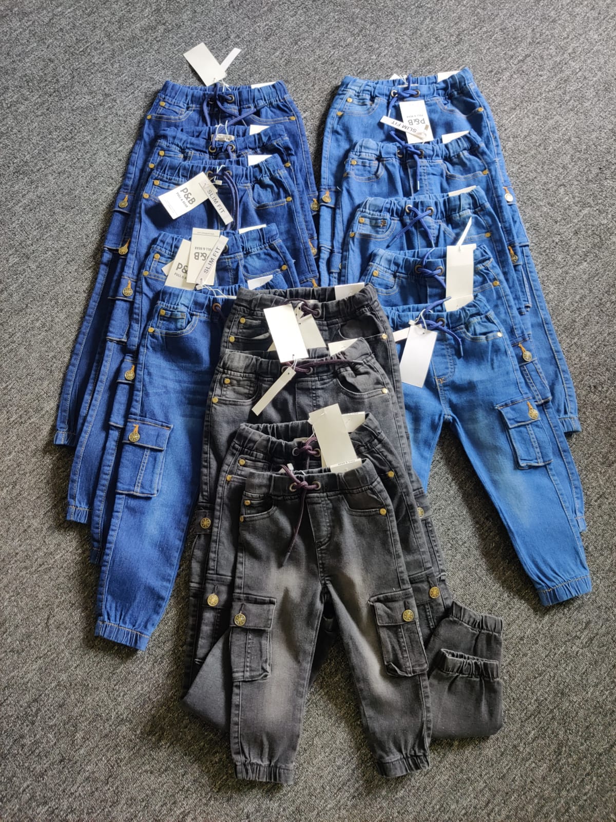 Boys Denim Cargo