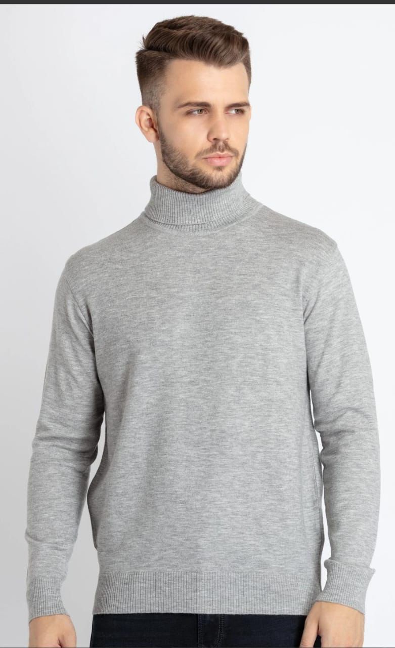 Men's High Neck Sweater
