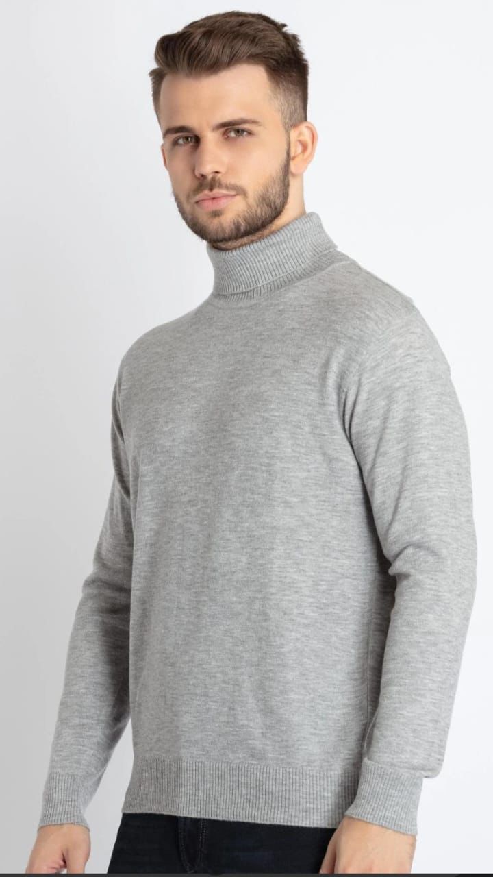 Men's High Neck Sweater