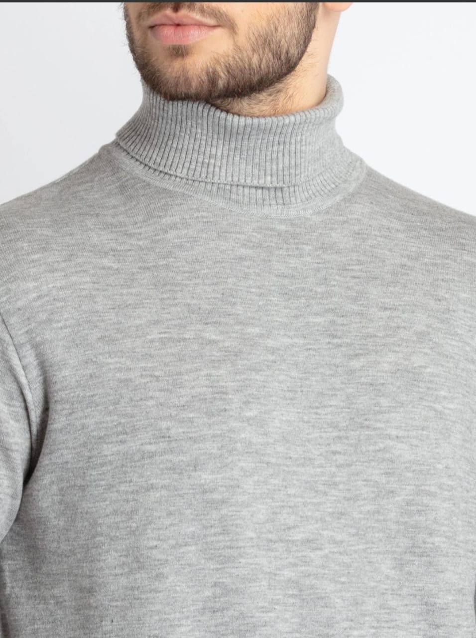 Men's High Neck Sweater