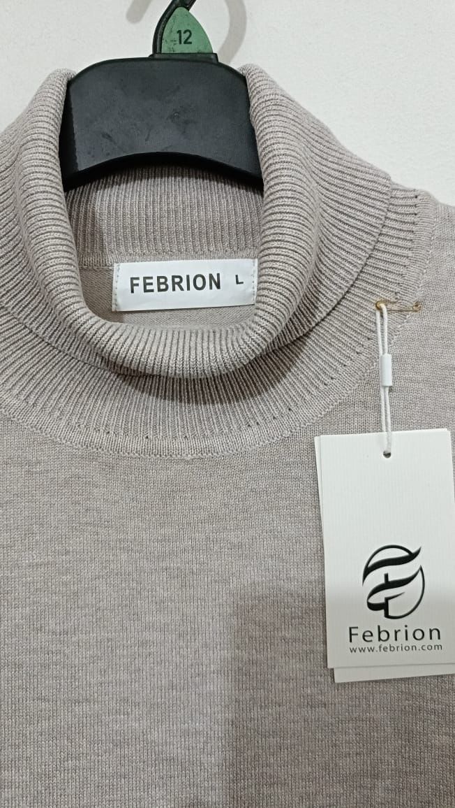 Men's High Neck Sweater