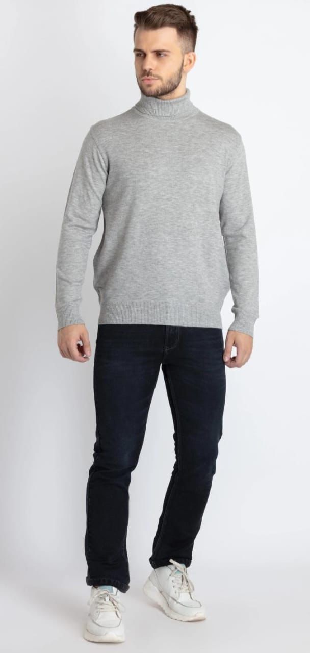 Men's High Neck Sweater
