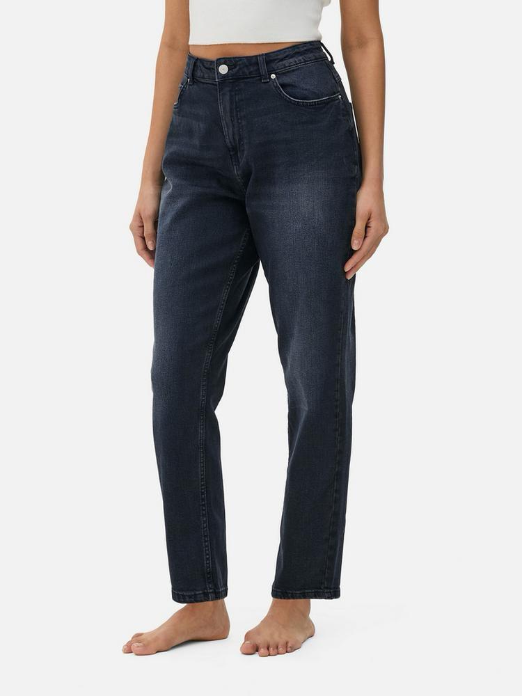 Ladies High Rise Fit Mom Jeans
