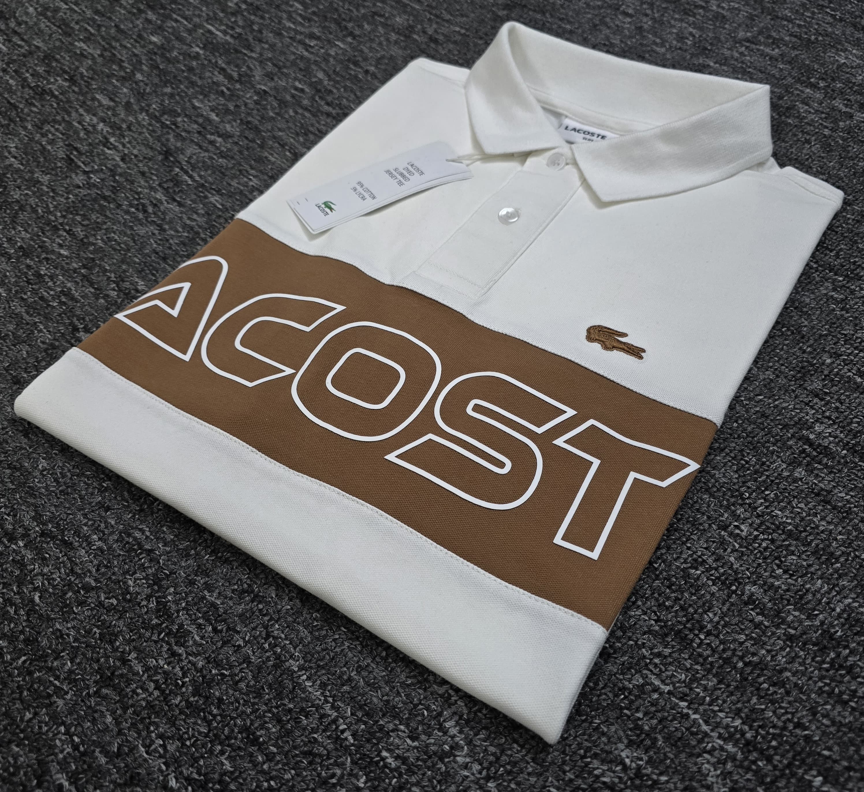 Lacoste Colorblock Logo Premium Polo Shirt