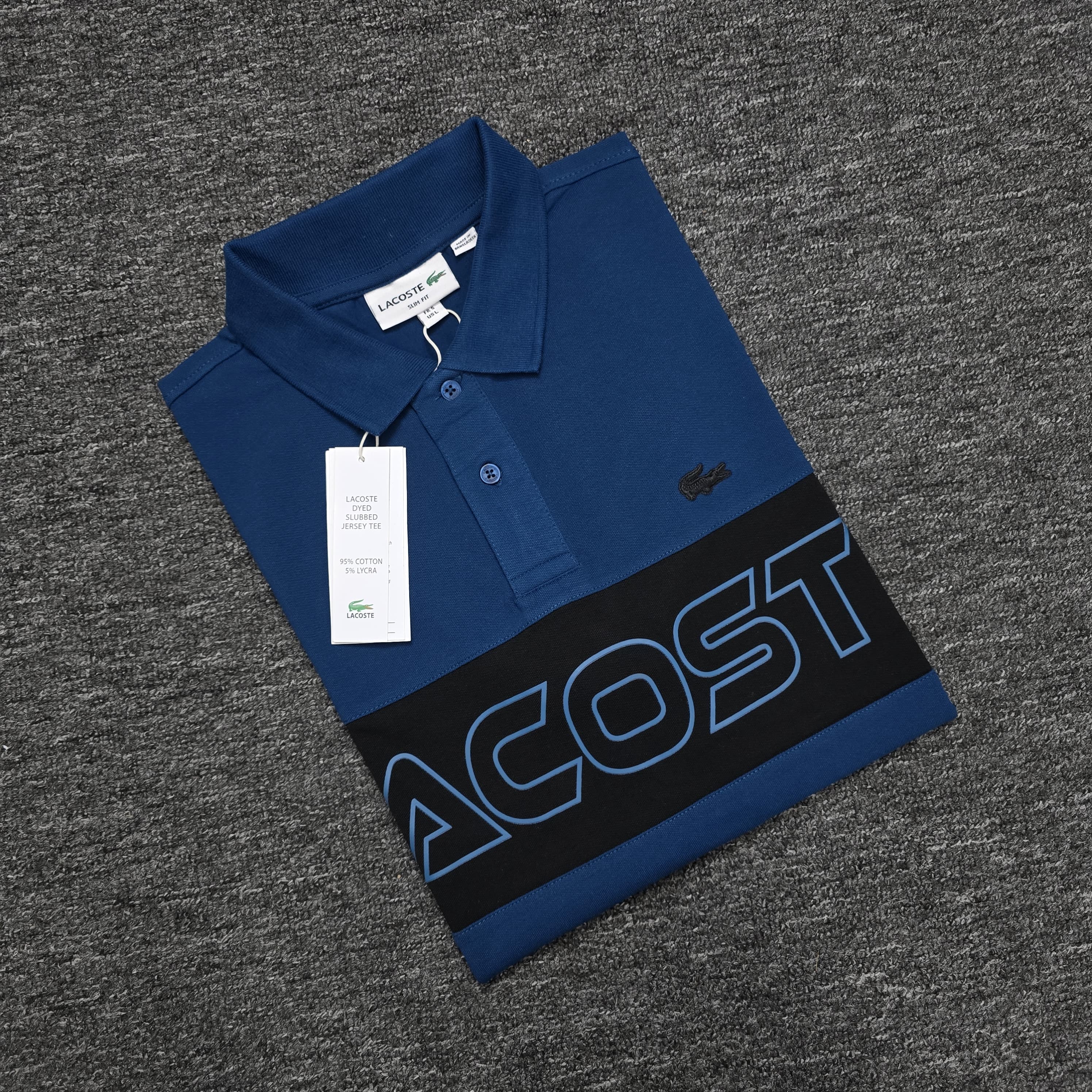 Lacoste Colorblock Logo Premium Polo Shirt
