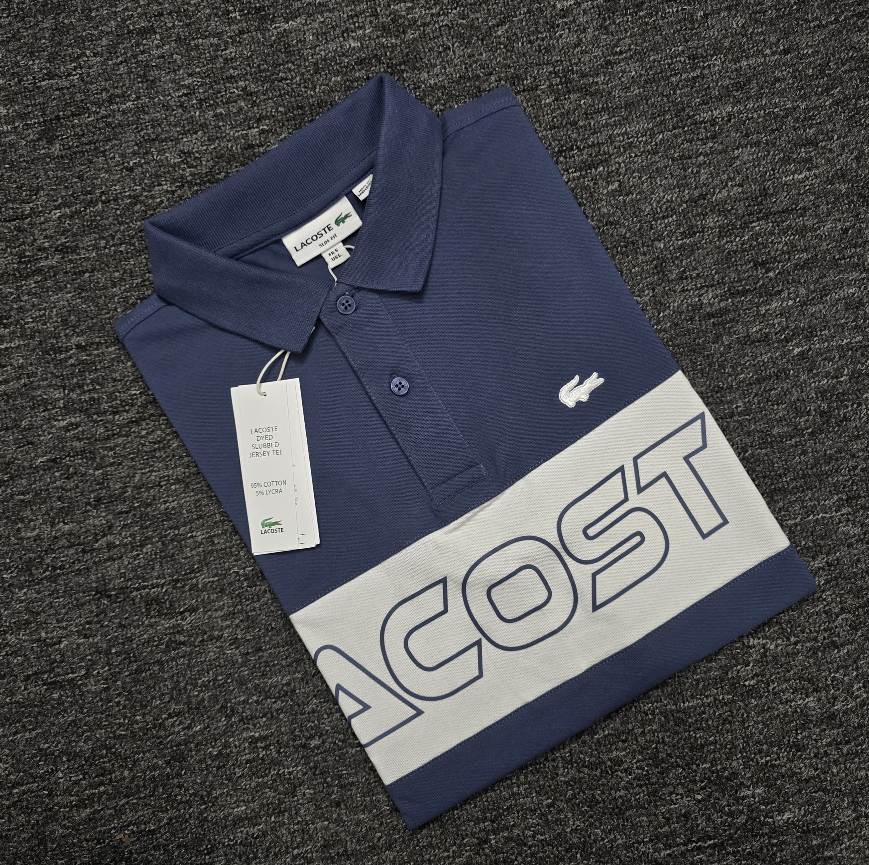 Lacoste Colorblock Logo Premium Polo Shirt