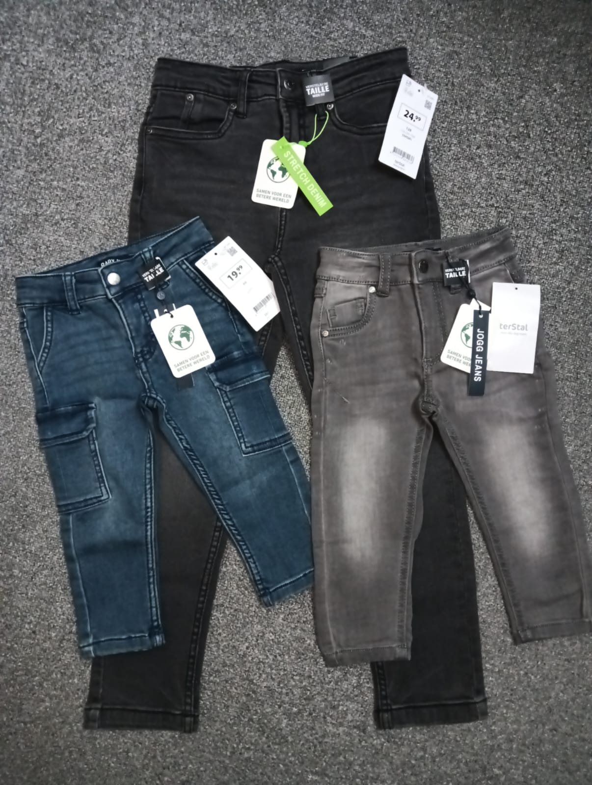 Kids and  Boys Stretch Denim Pant.