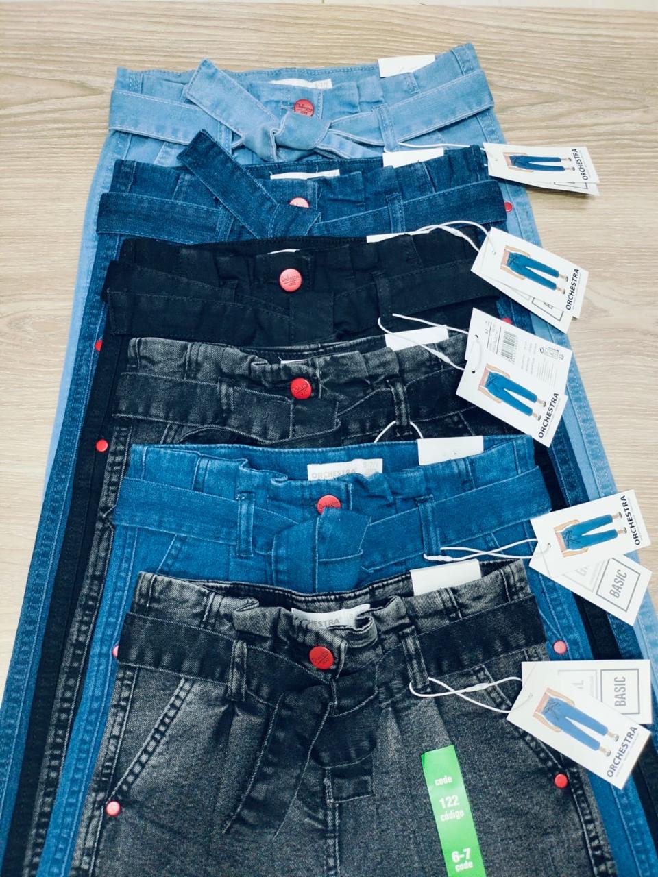 Orchestra Kids’ Paper bag Waist Denim Pants