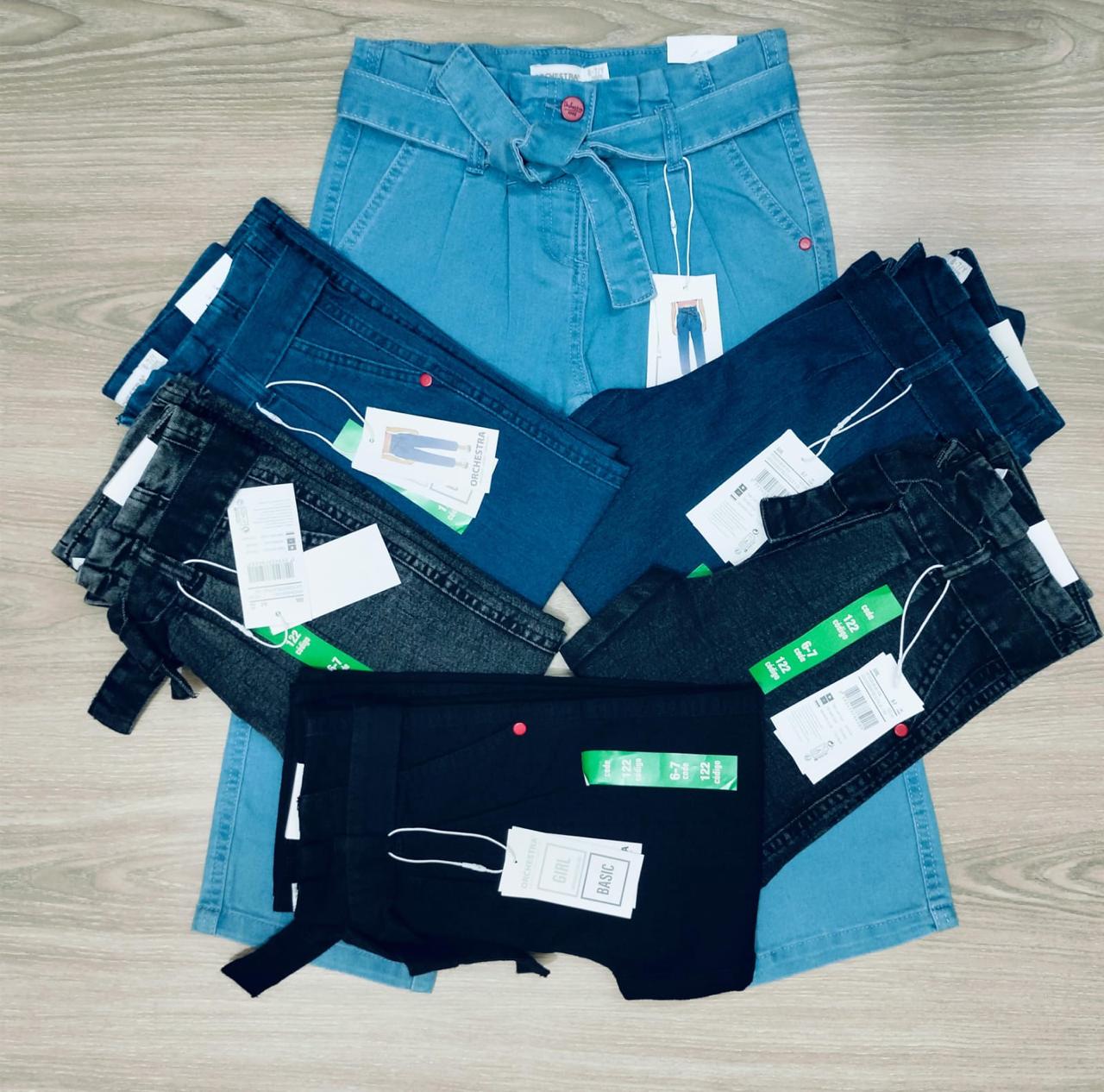 Orchestra Kids’ Paper bag Waist Denim Pants