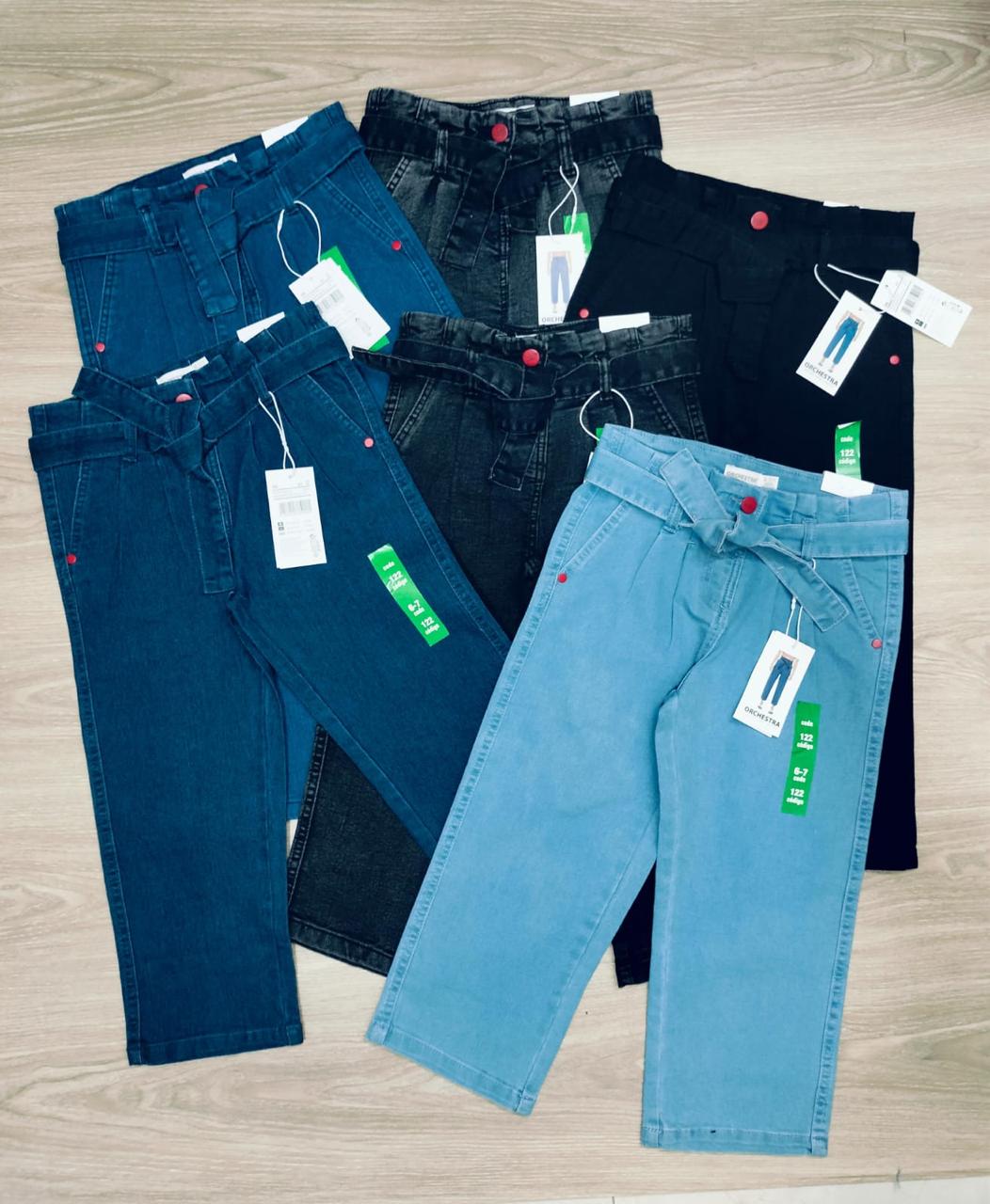 Orchestra Kids’ Paper bag Waist Denim Pants