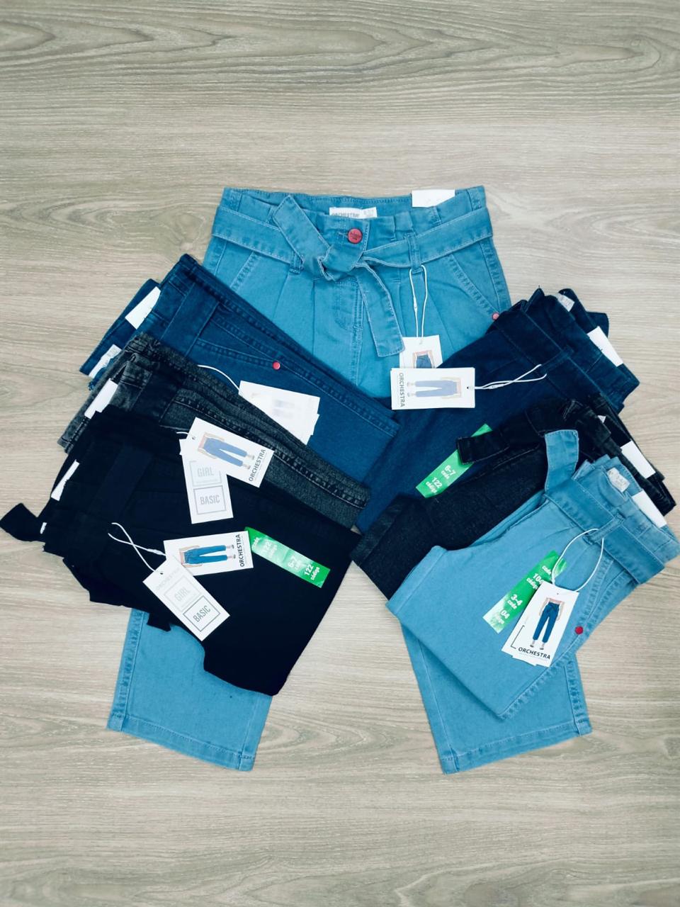 Orchestra Kids’ Paper bag Waist Denim Pants