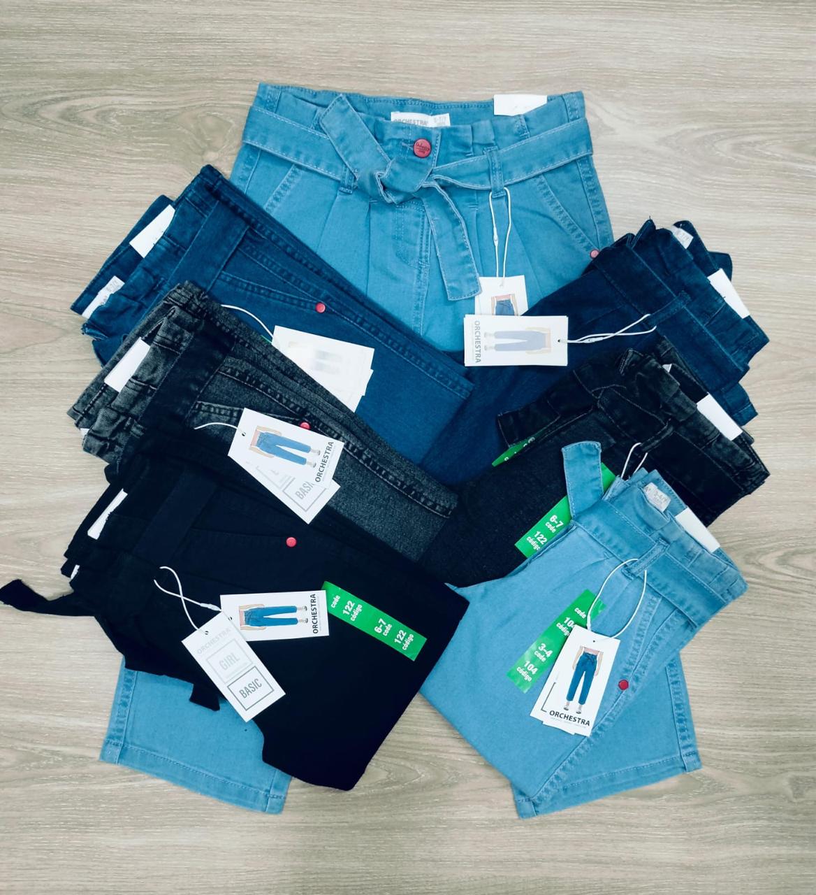 Orchestra Kids’ Paper bag Waist Denim Pants