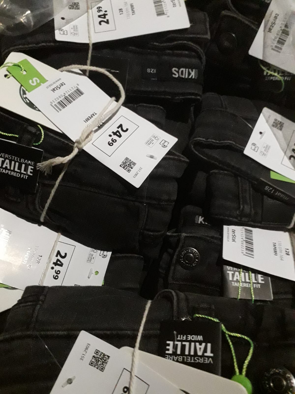 Kids and  Boys Stretch Denim Pant.